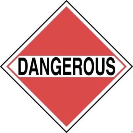 Accuform DOT PLACARD FOR MIXED LOADS  MPLM01FV10 MPLM01FV10